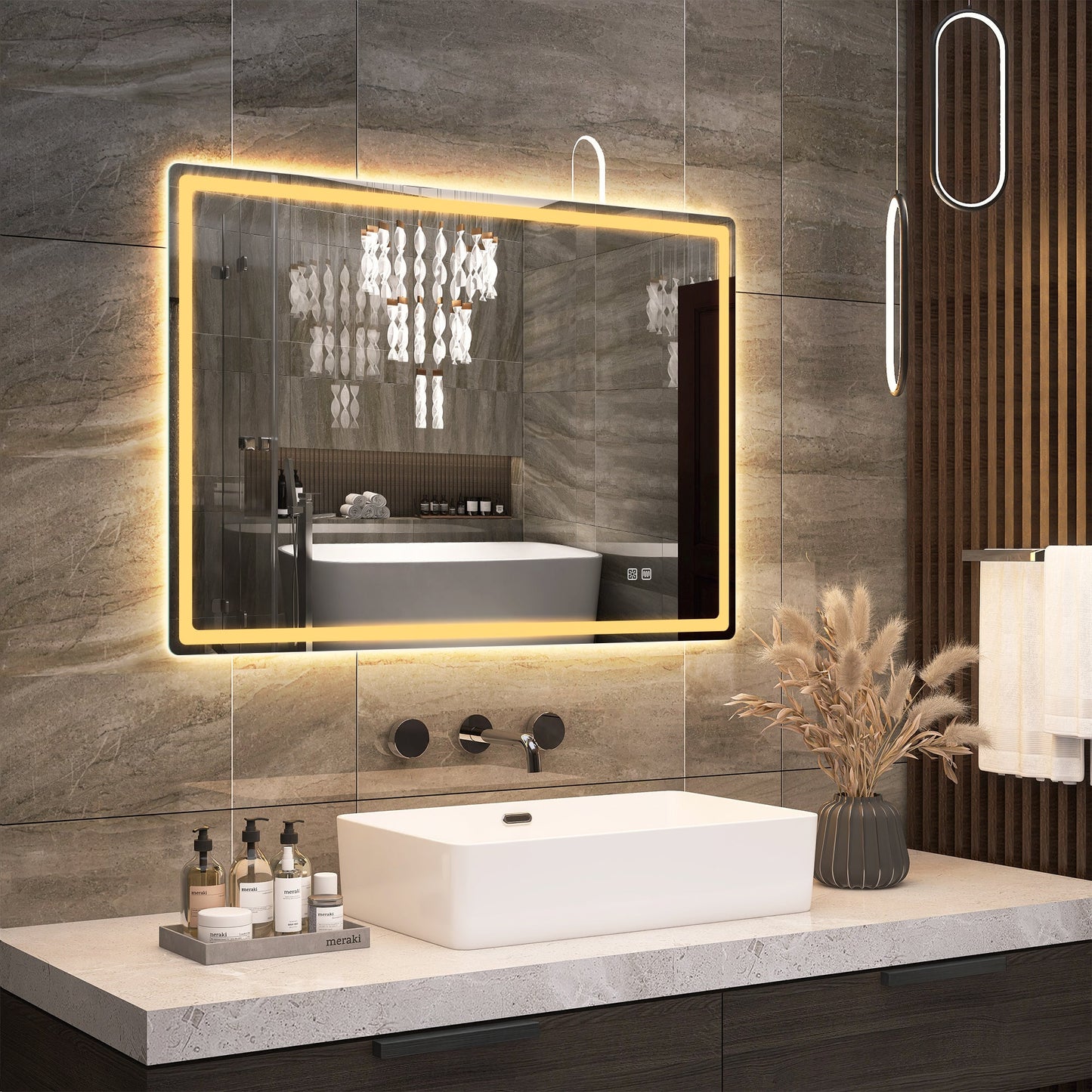 Xmirror 28x40 LED-Bathroom-Mirror-with-Bluetooth